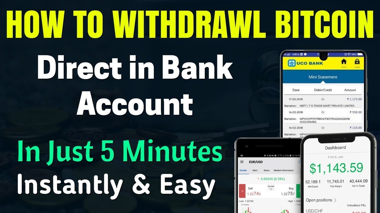 how to withdraw bitcoin from blockchain to bank account